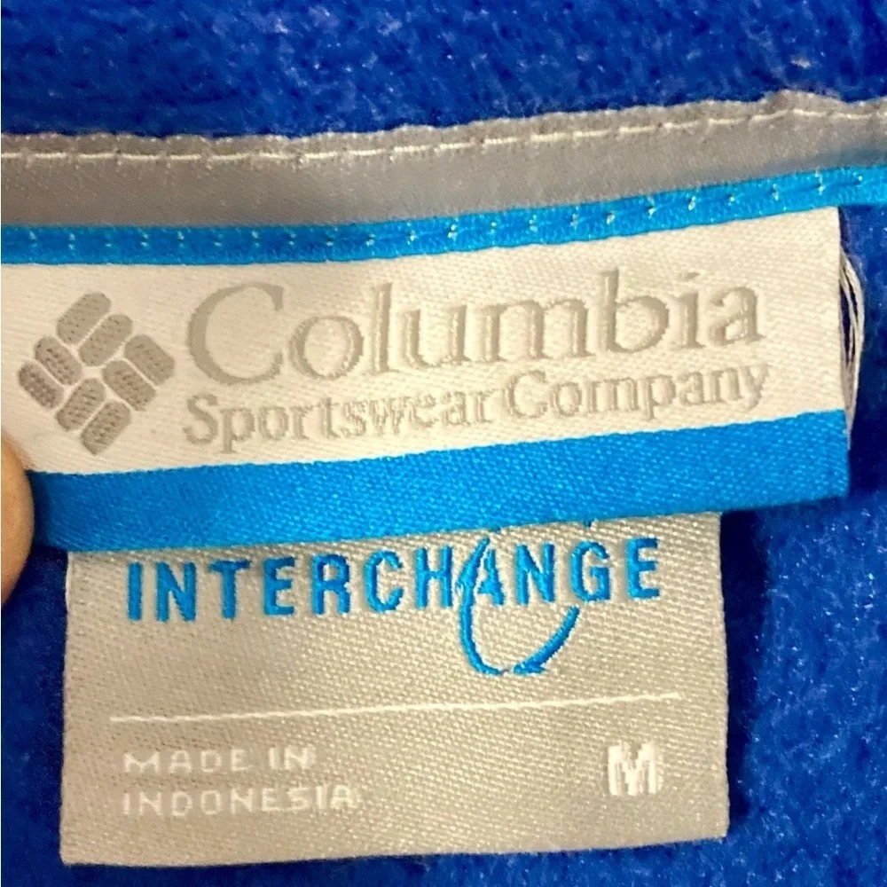 Columbia Interchange Men’s Size Medium Blue/Grey Medium Weight‎ Jacket